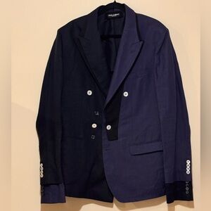 Dolce & Gabbana Black and Navy Blazer